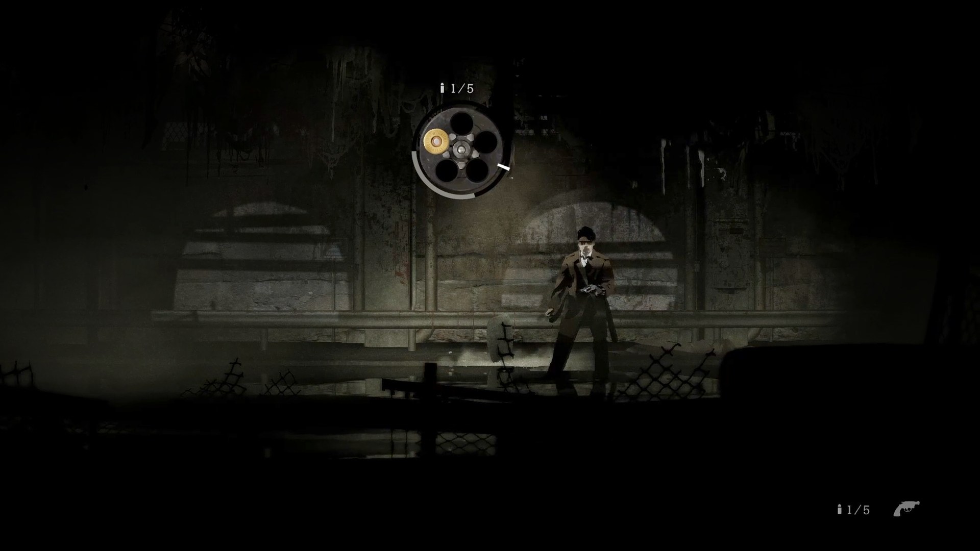 Official press image: revolver reload interface. Promotional build; not a boss-clear demonstration.